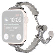 Klassisk Apple Smartwatch Metall Og Stein Universal Reim