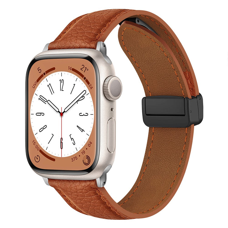 Vildt Godt Kunstlæder Universal Rem passer til Apple Smartwatch - Brun#serie_12