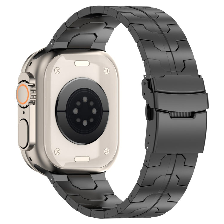 Mega Holdbart Metal Universal Rem passer til Apple Smartwatch - Sort#serie_2