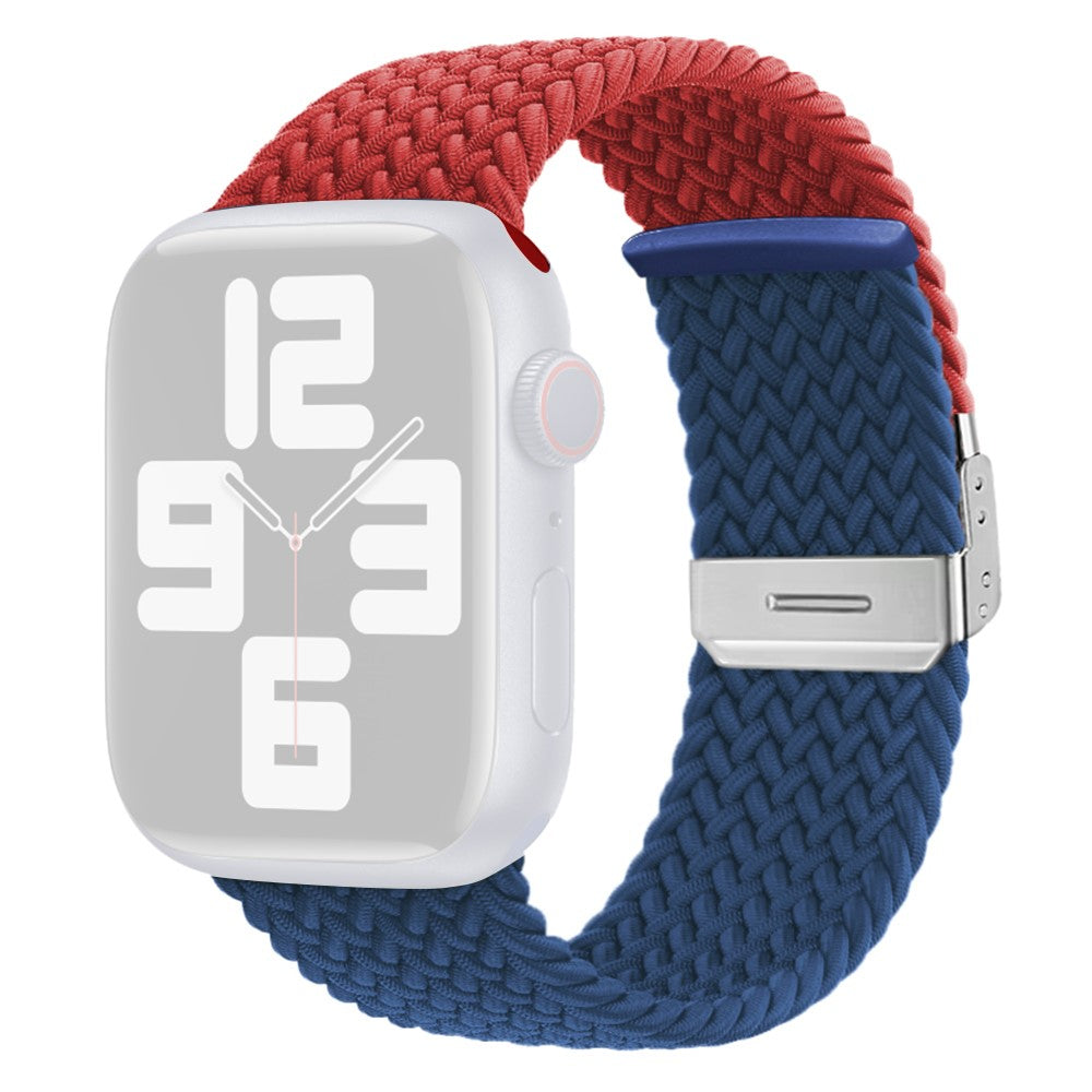 Meget Fint Nylon Universal Rem passer til Apple Smartwatch - Rød#serie_1