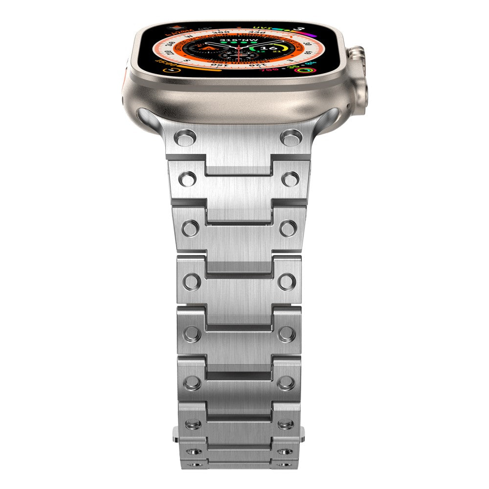 Rigtigt Elegant Metal Universal Rem passer til Apple Smartwatch - Sølv#serie_2