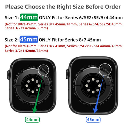 Mega Kønt Silikone Universal Rem passer til Apple Smartwatch - Sort#serie_2