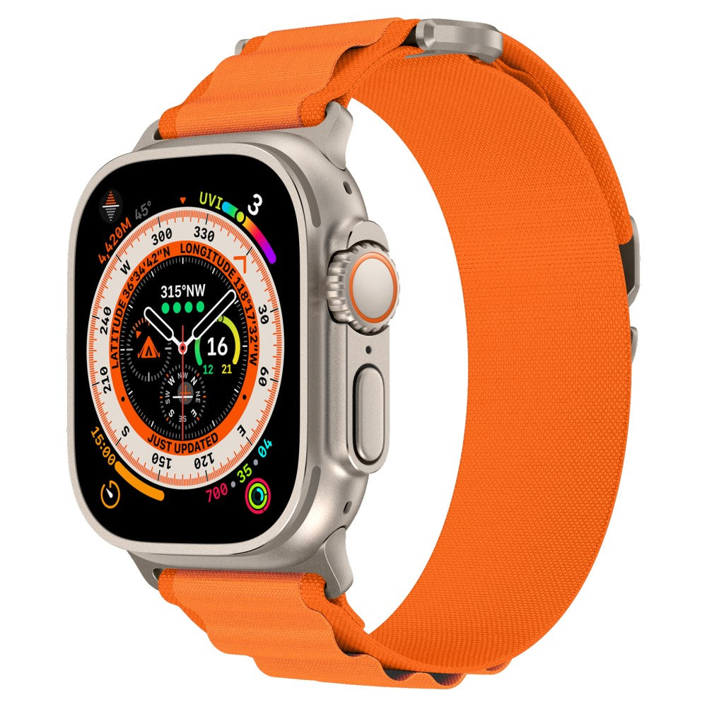 Nydelig Nylon Universal Rem passer til Apple Smartwatch - Orange#serie_2