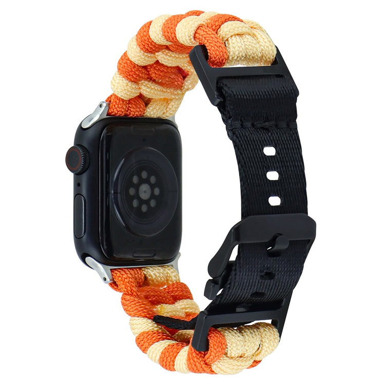 Vildt Pænt Nylon Universal Rem passer til Apple Smartwatch - Orange#serie_6