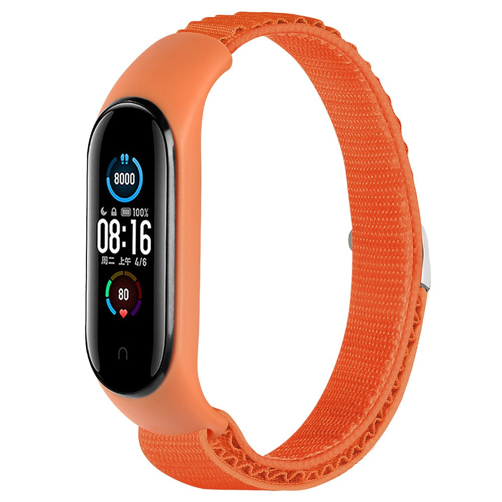 Super Godt Nylon Rem passer til Xiaomi Smart Band 8 - Orange#serie_2