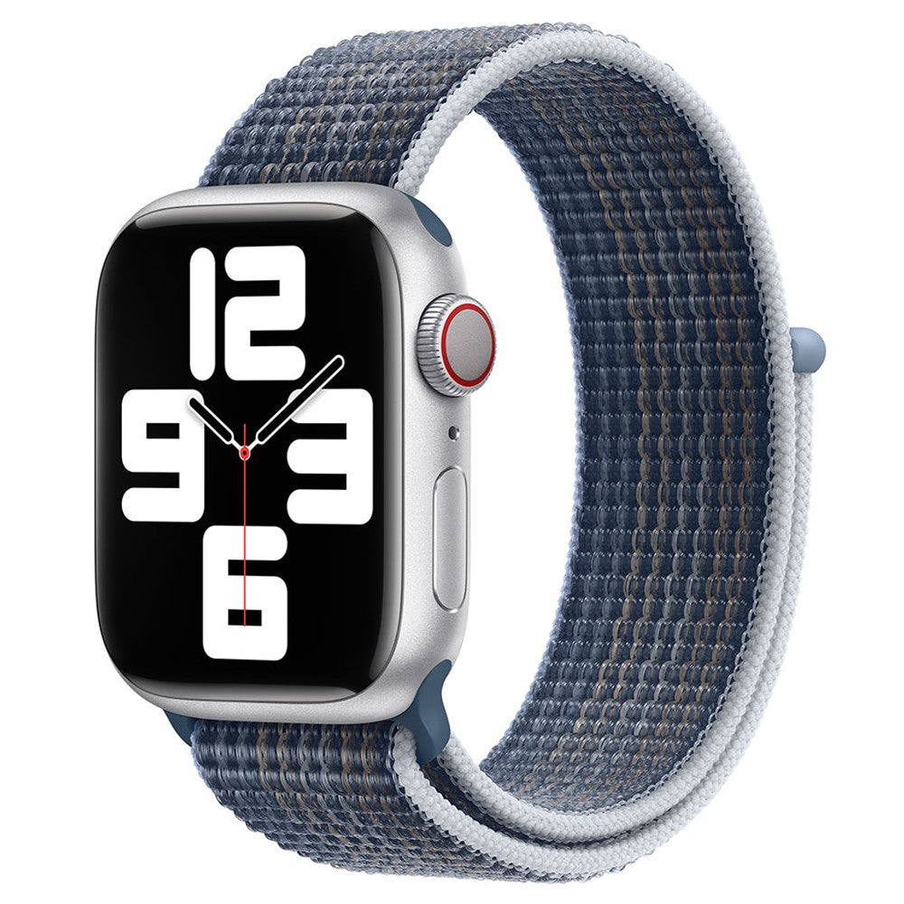 Super Smuk Nylon Universal Rem passer til Apple Smartwatch - Blå#serie_3