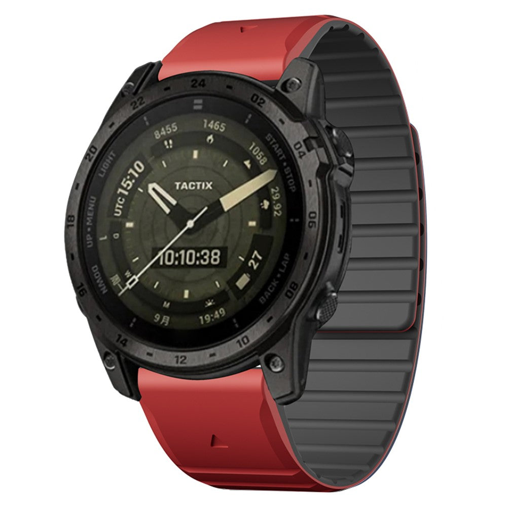 Absolutely Nice Garmin Smartwatch Silicone Universel Strap - Red#serie_3