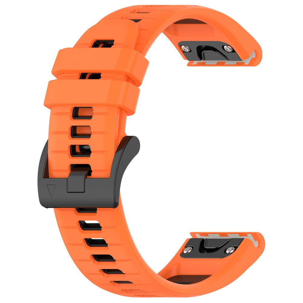 Very Pleasant Garmin Smartwatch Silicone Universel Strap - Orange#serie_2