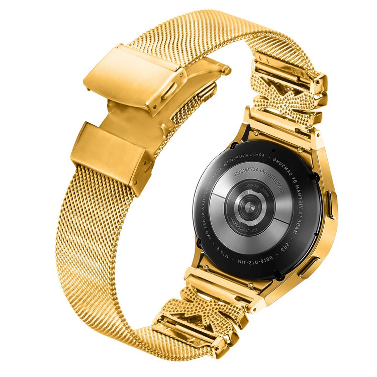 Very Beautiful Samsung Smartwatch Metal Universel Strap - Gold#serie_1