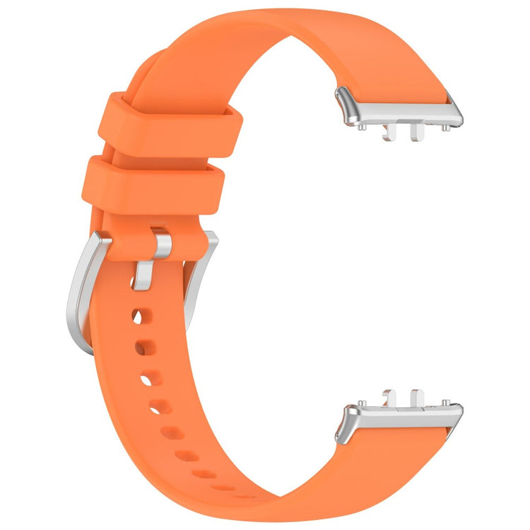 Very Comfortable Samsung Galaxy Fit 3 Silicone Strap - Orange#serie_1