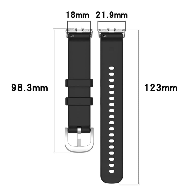 Samsung Galaxy Fit3 Watch Band Soft Silicone Strap Replacement - Black#serie_3