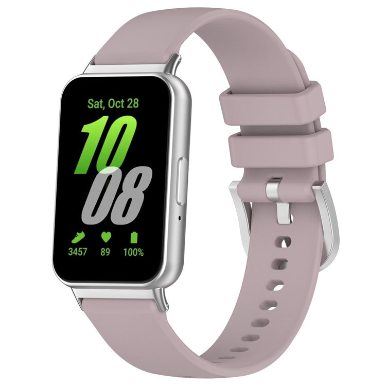 Very Comfortable Samsung Galaxy Fit 3 Silicone Strap - Purple#serie_6