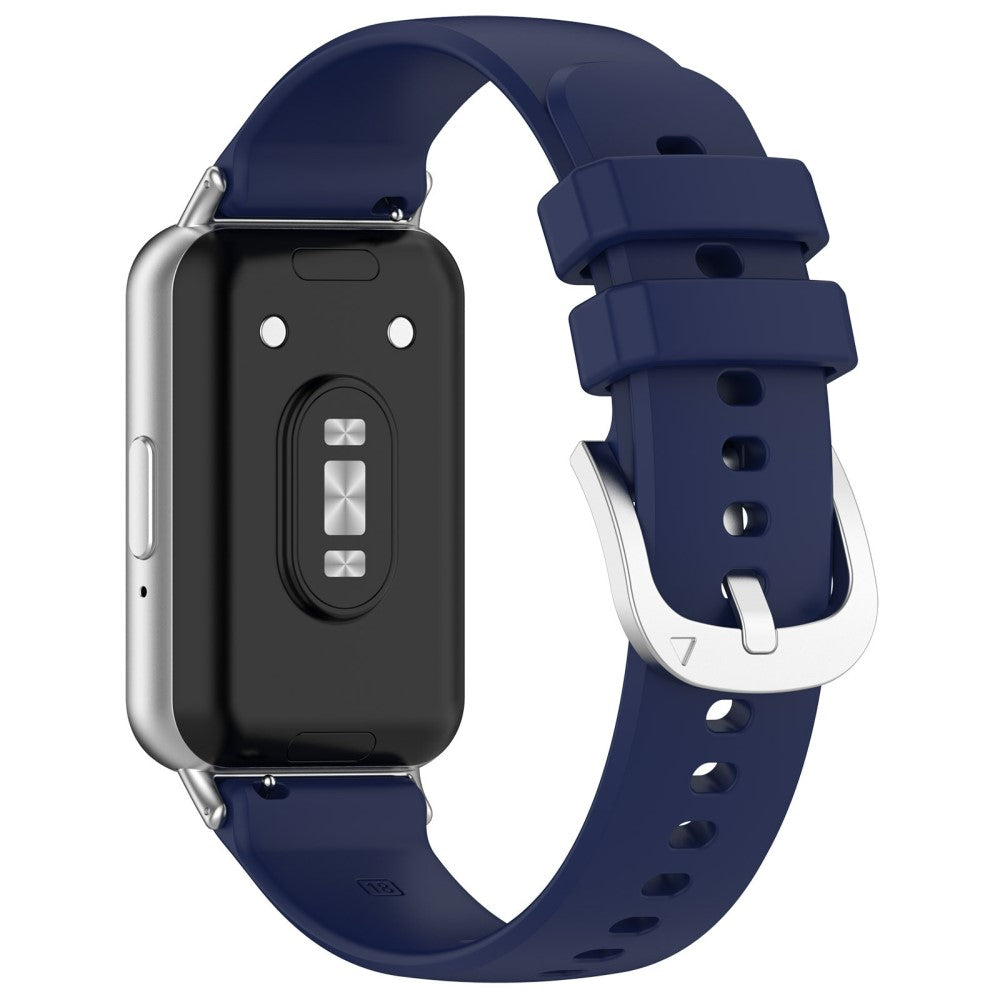 Very Comfortable Samsung Galaxy Fit 3 Silicone Strap - Blue#serie_8