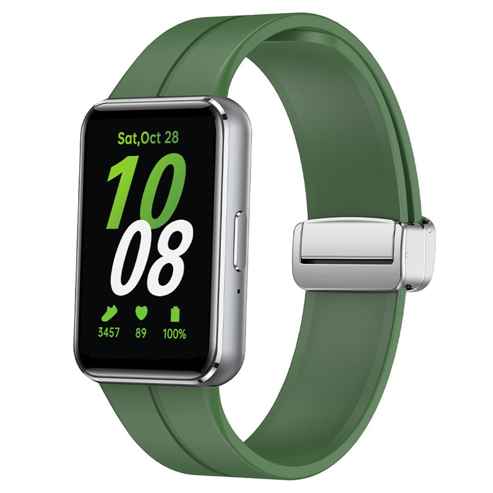 Mega Nice Samsung Galaxy Fit 3 Silicone Strap - Green#serie_6