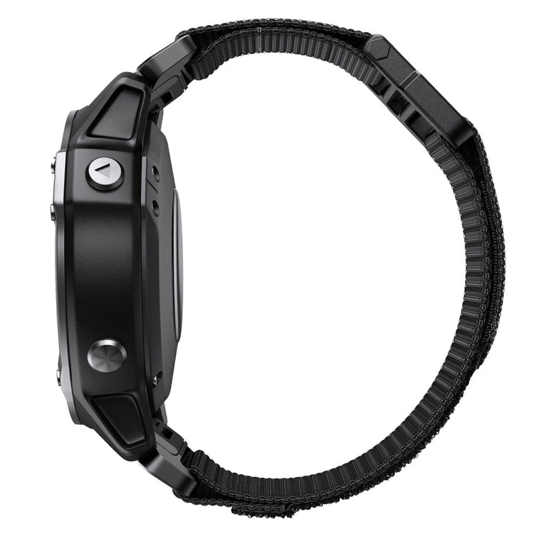 Comfortable Garmin Smartwatch Nylon Universel Strap - Black#serie_1