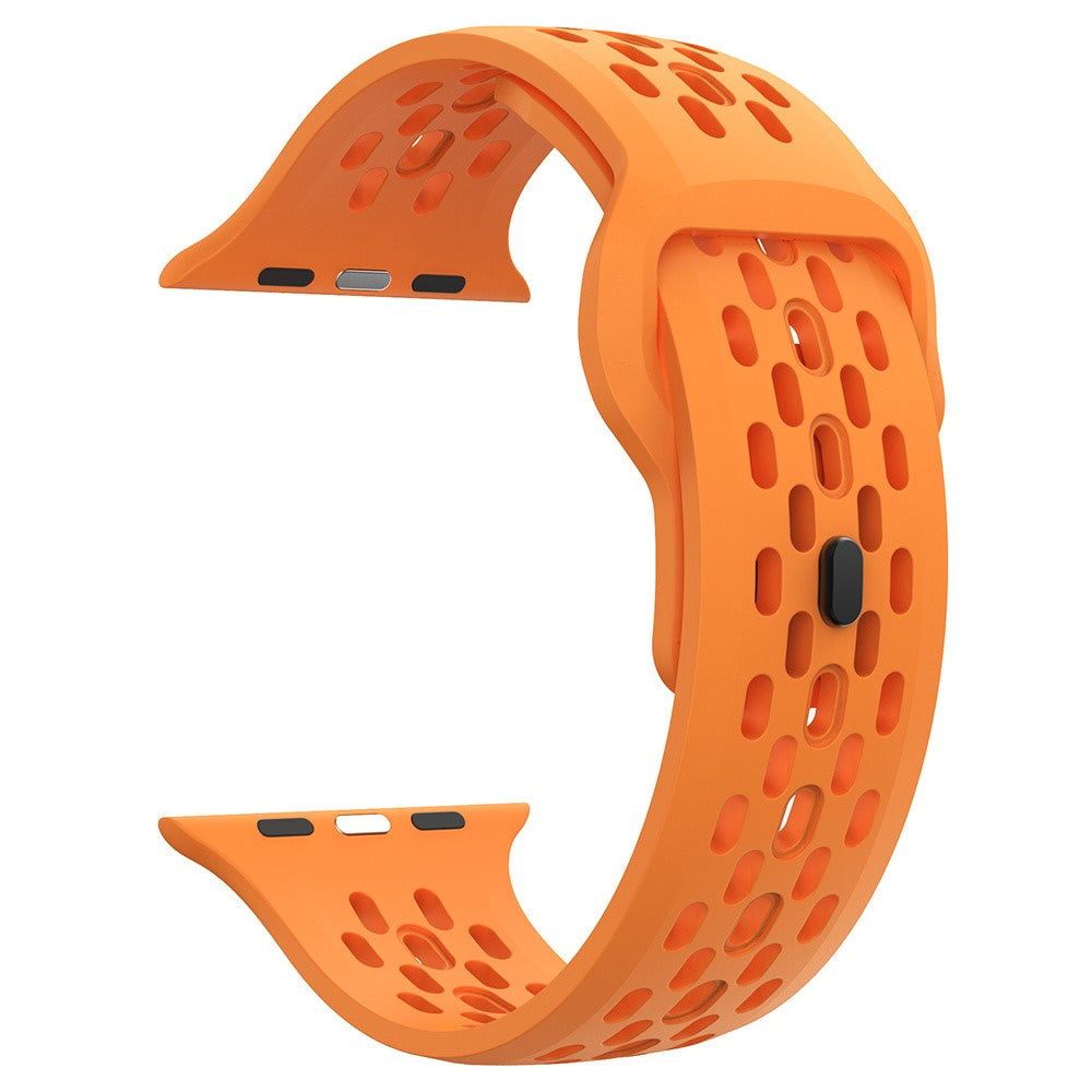 Lovely Apple Smartwatch Silicone Universel Strap - Orange#serie_1