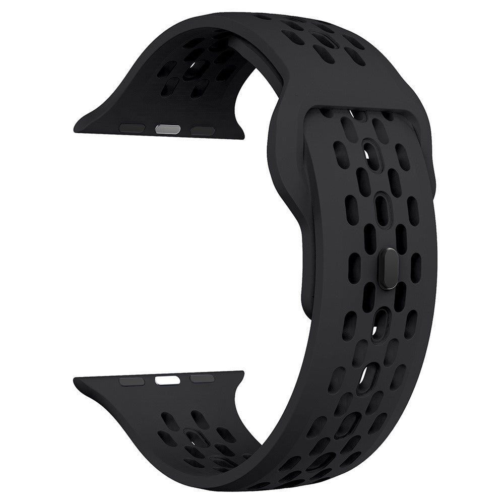 Very Elegant Apple Smartwatch Silicone Universel Strap - Black#serie_2