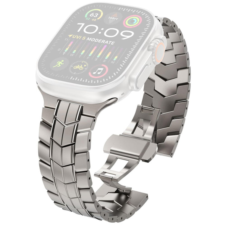 Stylish Apple Smartwatch Metal Universel Strap - Silver#serie_360