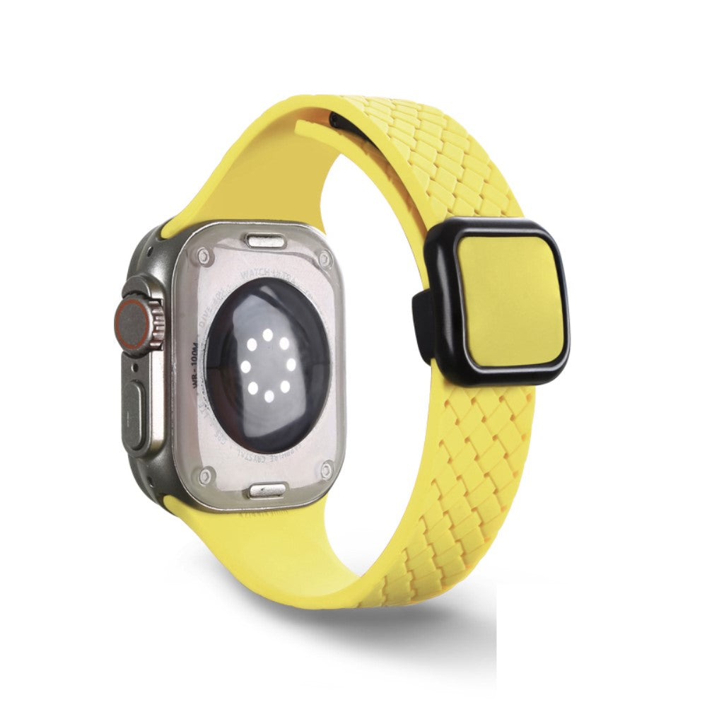 Super Comfortable Apple Smartwatch Silicone Universel Strap - Yellow#serie_15