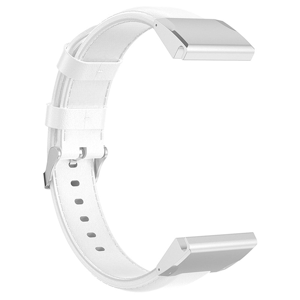 Mega Nice Garmin Smartwatch Genuine Leather Universel Strap - White#serie_3