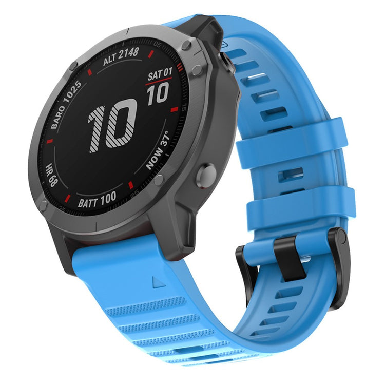 Super Nice Garmin Smartwatch Silicone Universel Strap - Blue#serie_12