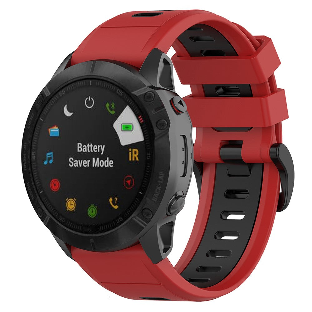 Lovely Garmin Smartwatch Silicone Universel Strap - Red#serie_6