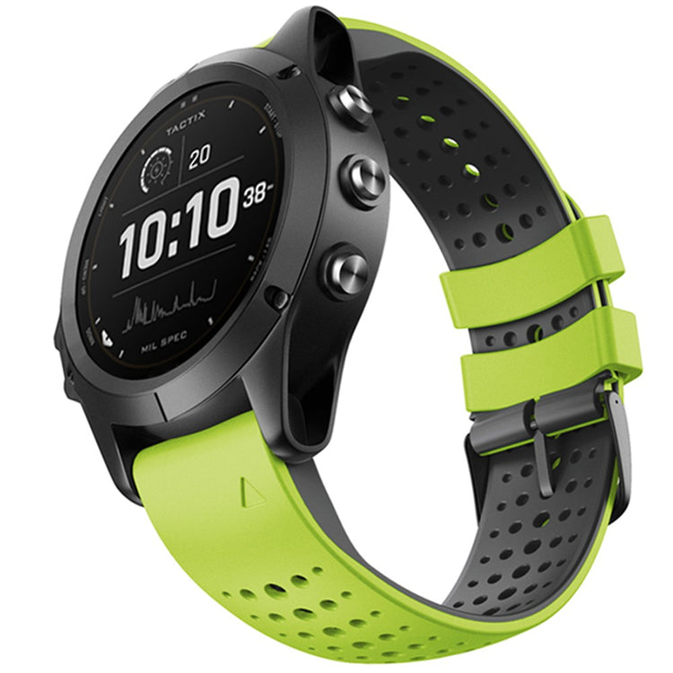 Super Stylish Garmin Smartwatch Silicone Universel Strap - Green#serie_7