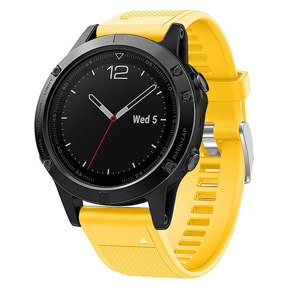 Very Pleasant Garmin Smartwatch Silicone Universel Strap - Yellow#serie_7