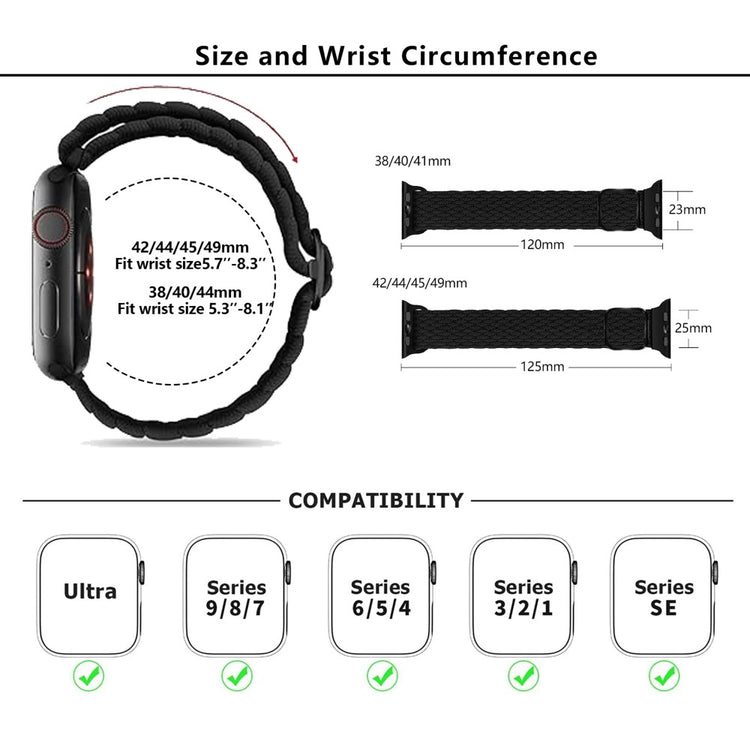 Very Elegant Apple Smartwatch Nylon Universel Strap - Multicolor#serie_2