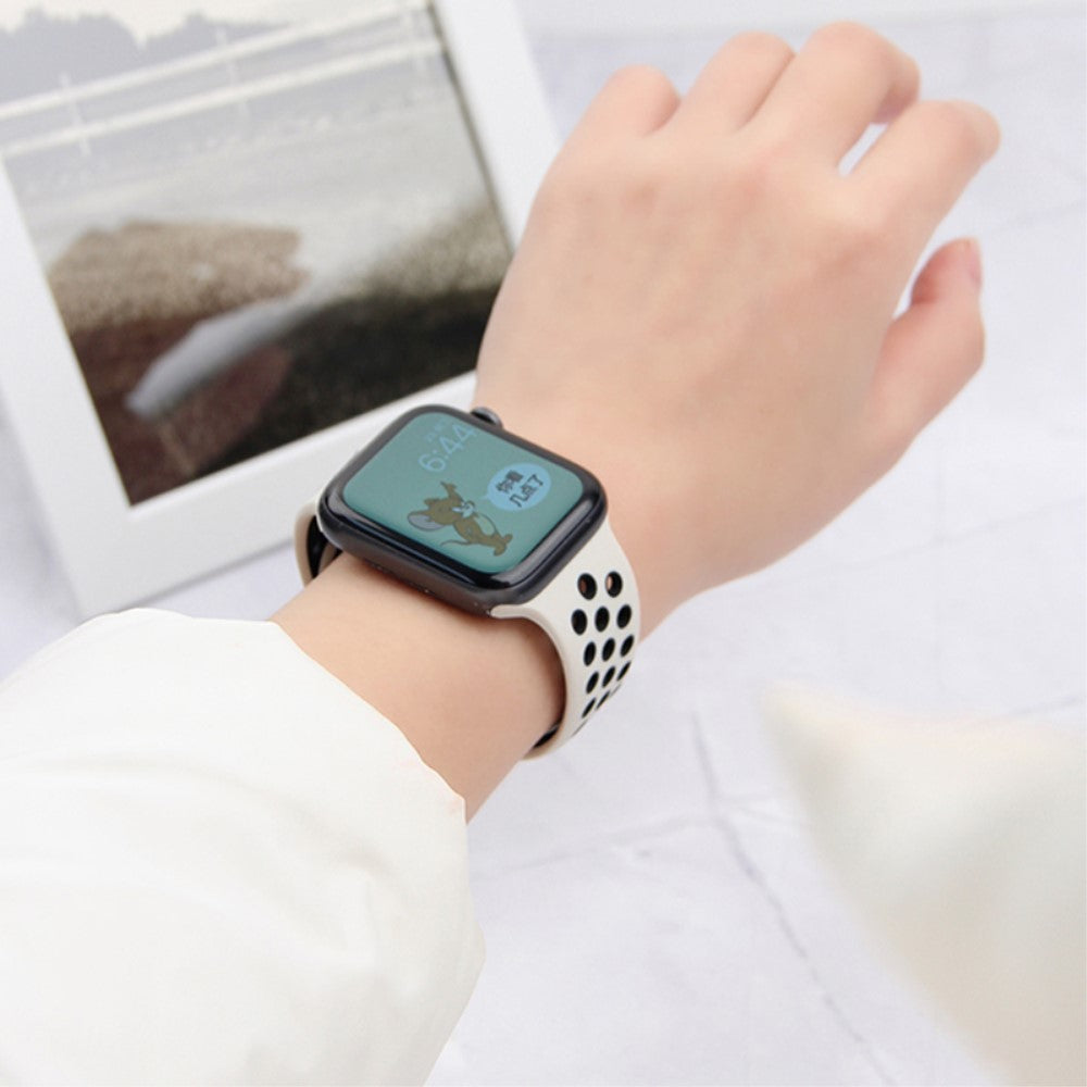 Very Durable Apple Smartwatch Silicone Universel Strap - White#serie_1