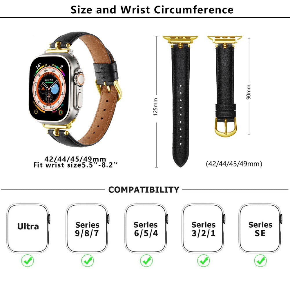 Superb Apple Smartwatch Pu Leather Universel Strap - Brown#serie_3