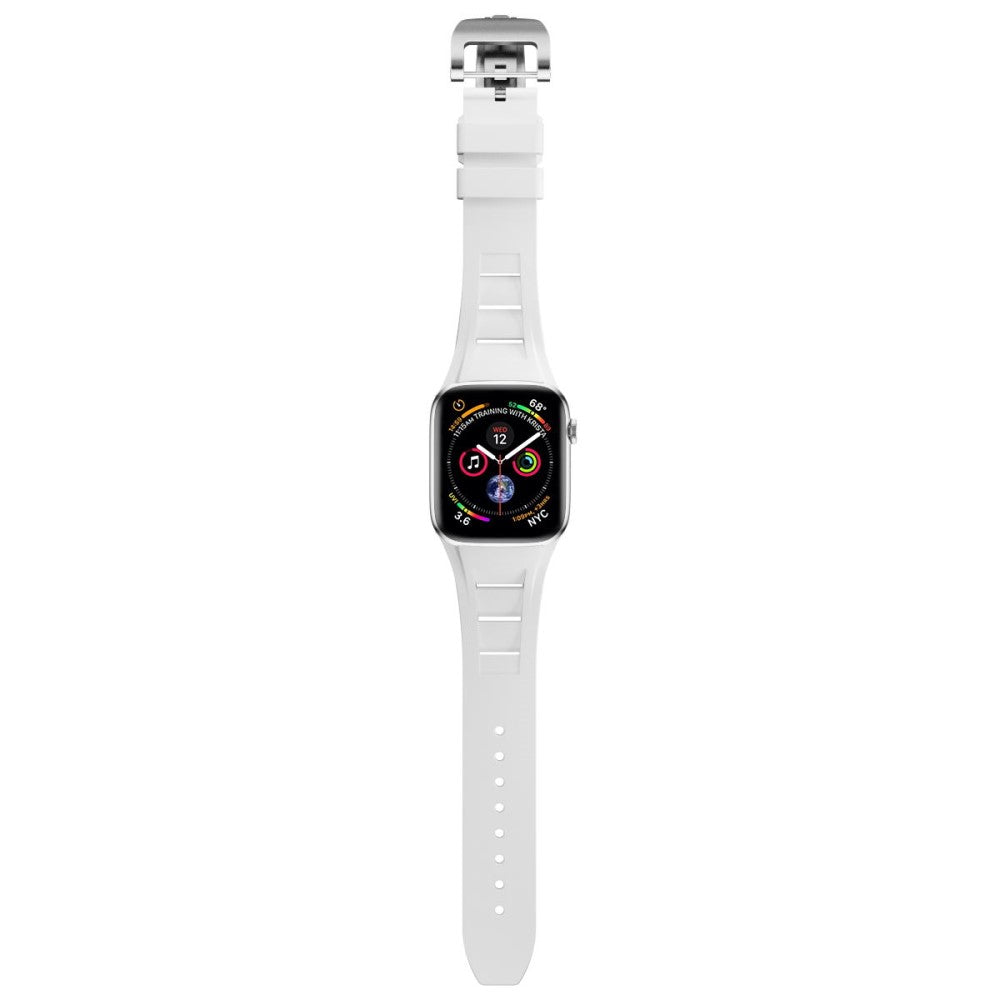 Remarkably Tough Apple Smartwatch Silicone Universel Strap - White#serie_2