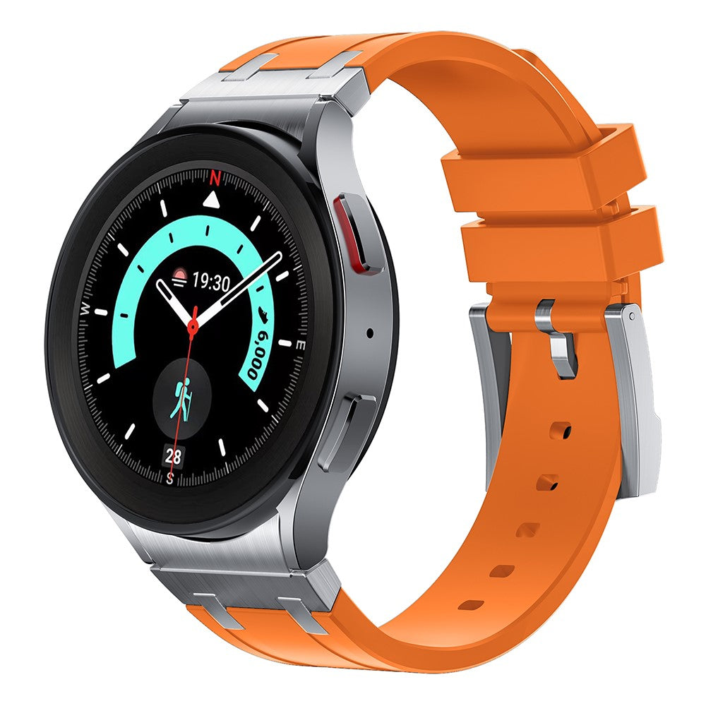 Samsung Galaxy Watch 5 (40mm) / Samsung Galaxy Watch 6 Classic (43mm) Silicone Universel Strap - Orange#serie_8