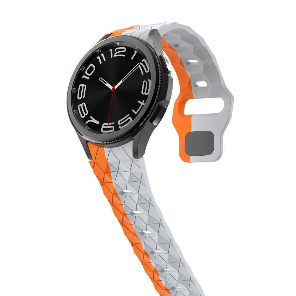 Very Beautiful Samsung Smartwatch Silicone Universel Strap - Orange#serie_11