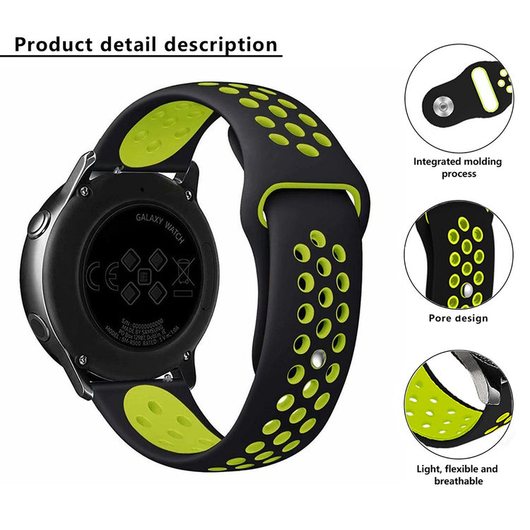 Absolutely Cool Samsung Smartwatch Silicone Universel Strap - Yellow#serie_11