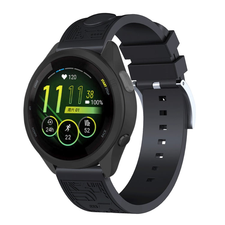 Tough Smartwatch Silicone Universel Strap - Black#serie_1