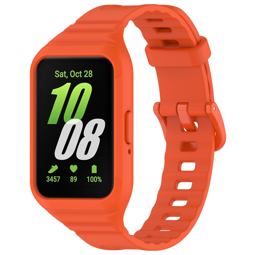 Exquisite Samsung Galaxy Fit 3 Silicone Strap - Orange#serie_5