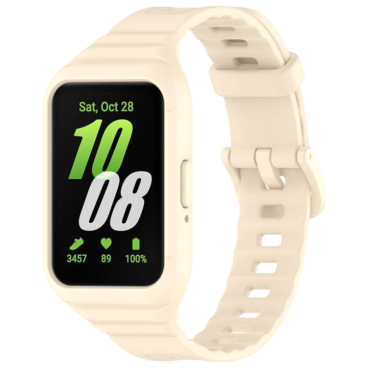 Exquisite Samsung Galaxy Fit 3 Silicone Strap - White#serie_7