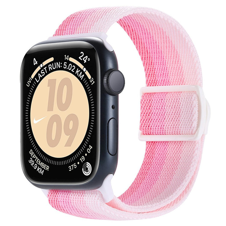 Incredibly Pleasant Apple Smartwatch Nylon Universel Strap - Pink#serie_12