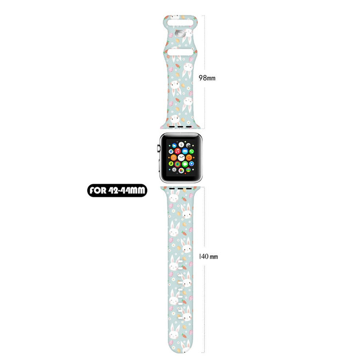 Very Fashionable Apple Smartwatch Silicone Universel Strap - Blue#serie_3