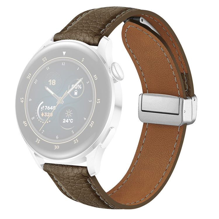 Fashionable Smartwatch Pu Leather Universel Strap - Silver#serie_4