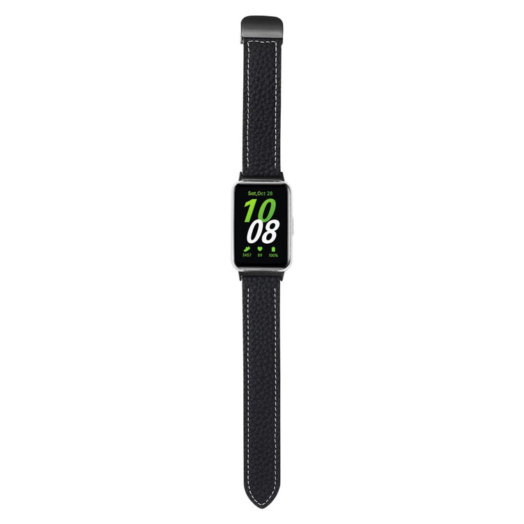 Very Tough Samsung Galaxy Fit 3 Genuine Leather Strap - Black#serie_1