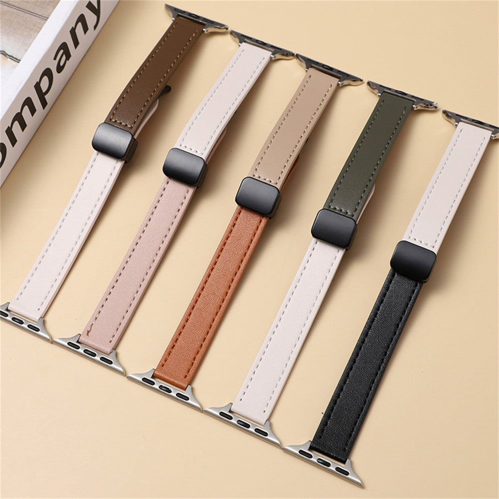 Strong Apple Smartwatch Pu Leather Universel Strap - White#serie_6