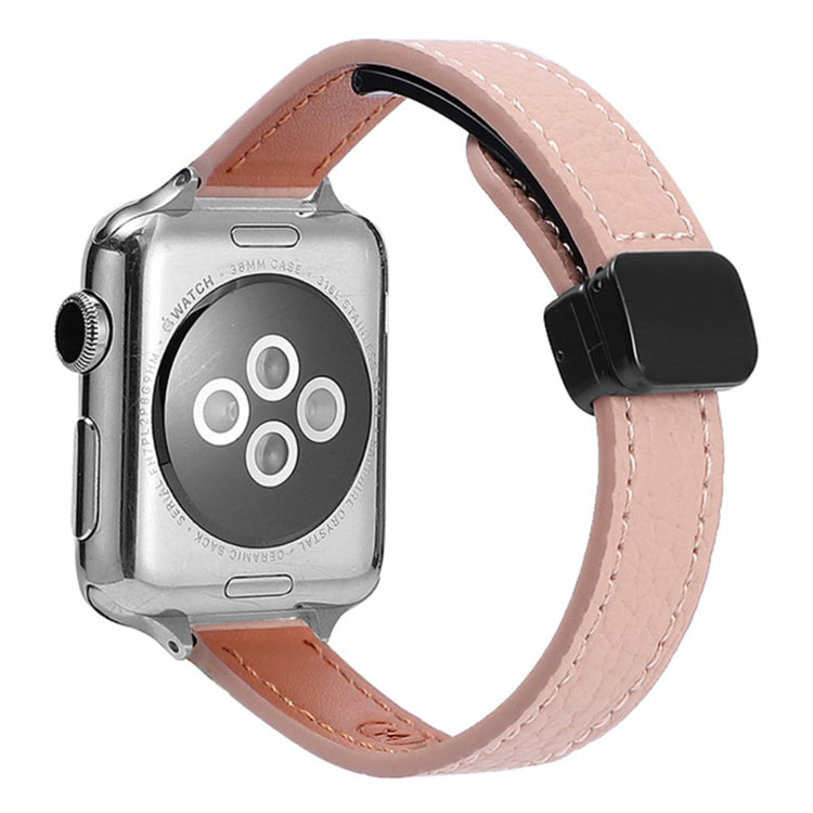 Wonderful Apple Smartwatch Pu Leather Universel Strap - Pink#serie_7