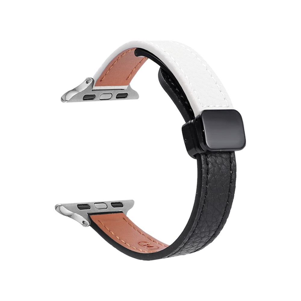 Super Fantastic Apple Smartwatch Pu Leather Universel Strap - White#serie_10