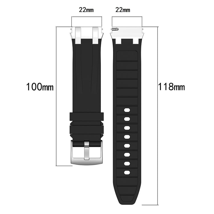 Comfortable Smartwatch Silicone Universel Strap - White#serie_2