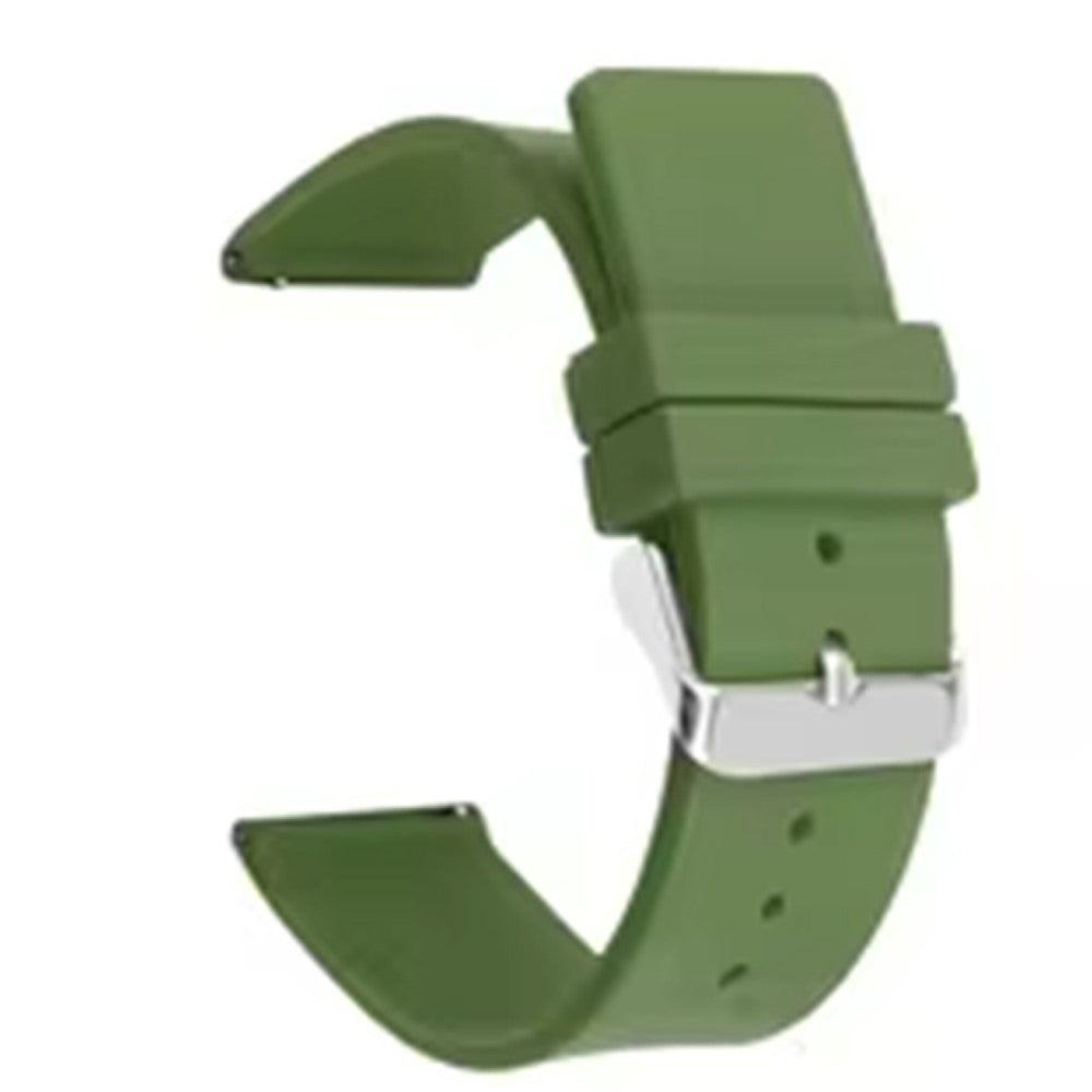 Very Fashionable 18mm Silicone Strap - Green#serie_2