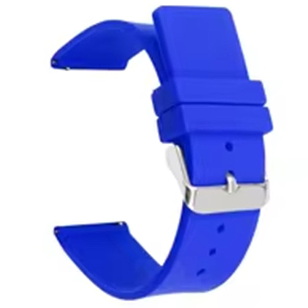 Remarkably Stylish 20mm Silicone Strap - Blue#serie_13