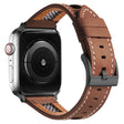 Utrolig Tøff Apple Smartwatch Ekte Lær Universal Reim