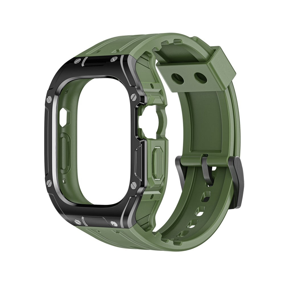 Apple Watch Ultra / Apple Watch Ultra 2 Silicone Universel Strap - Green#serie_1